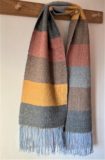 Handwoven Alpaca Scarf – Autumnal colours